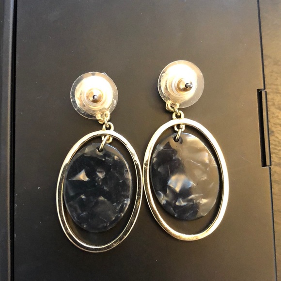 LOFT Marbleized Drop Earrings - Picture 2 of 4